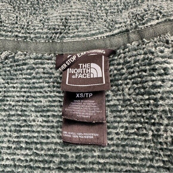 The North Face Women’s Green Osito 2 Full Zip Raschel Teddy Jacket XS/C34 - Picture 8 of 12